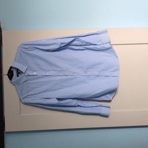 100% Cotton Banana Republic Non Iron Dress Shirt Non See Through